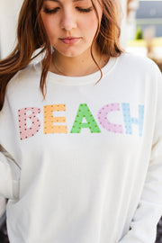 beach sweatshirt