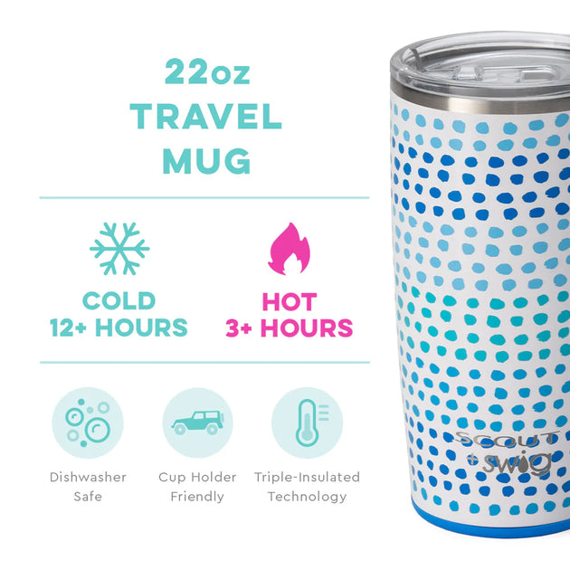 Swig Life 22oz Travel Mug, Insulated Stainless Steel Tumbler with Handle