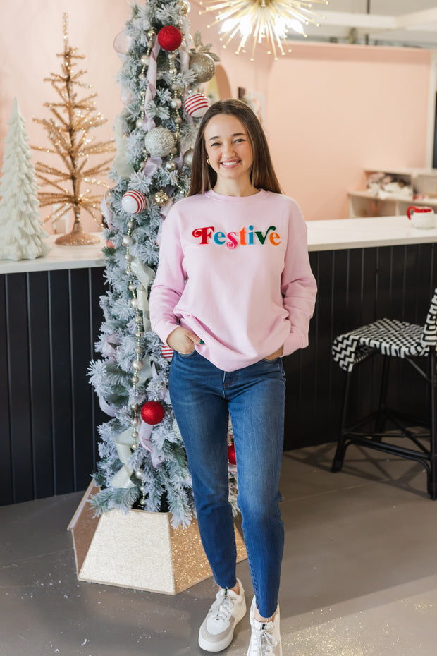 festive sweatshirt