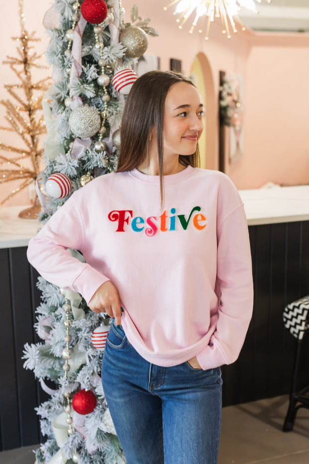 festive sweatshirt