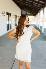 sierra dress in white