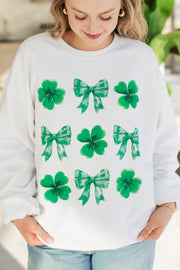 clover and bows sweatshirt