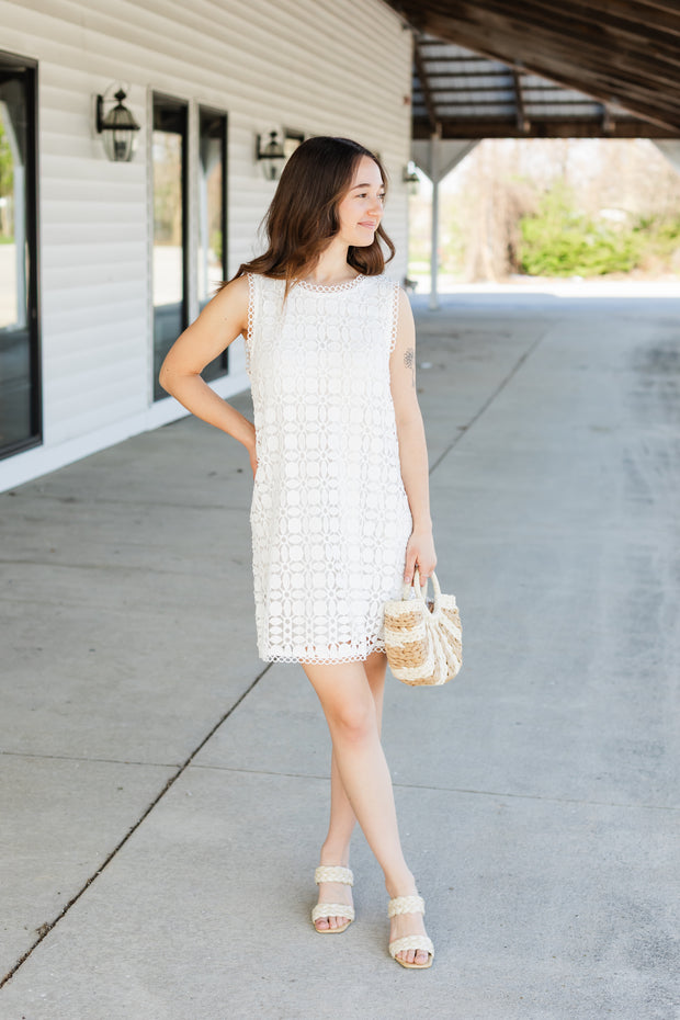 libby dress in white