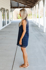 libby dress in navy