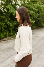 brandy jacket in bone