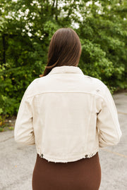 brandy jacket in bone