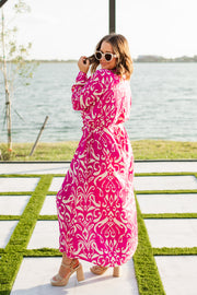 jasmine maxi dress in magenta