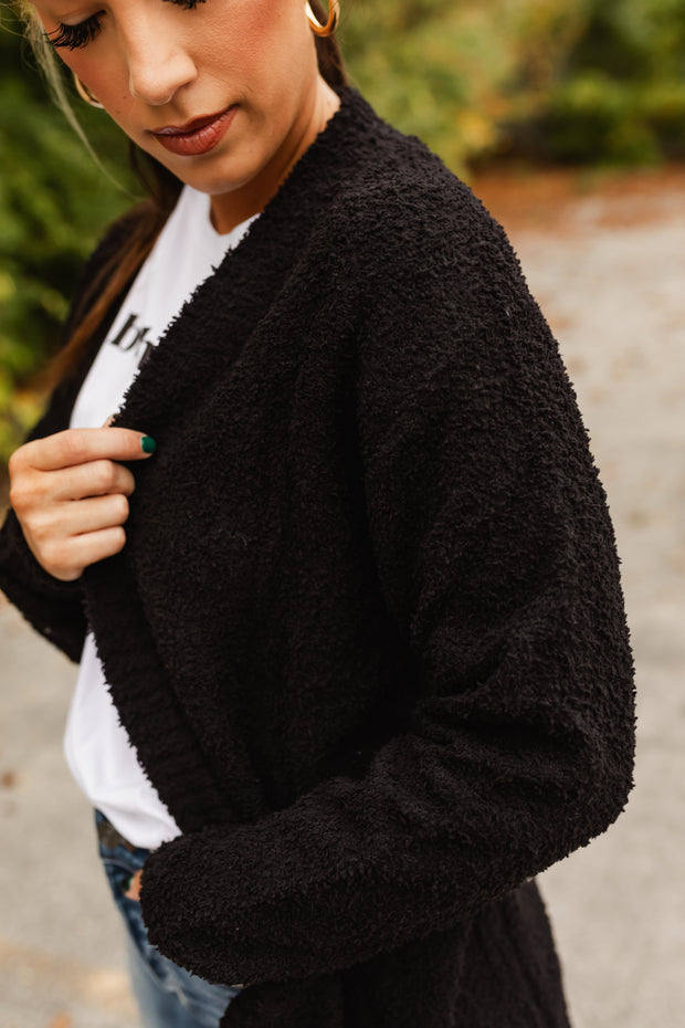 shelby cardigan in black