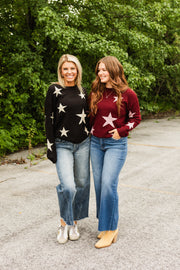 starry top in black