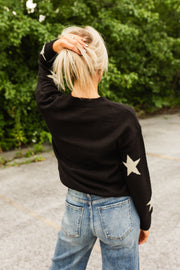 starry top in black