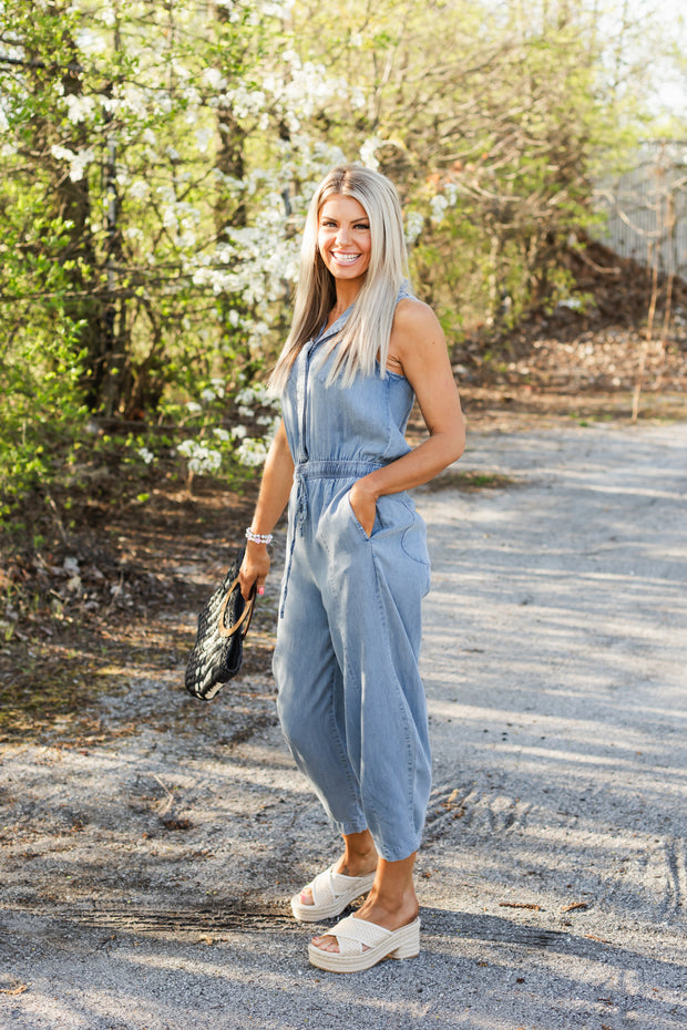 banner jumpsuit