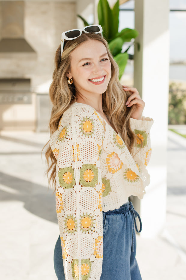 elodie cardigan top