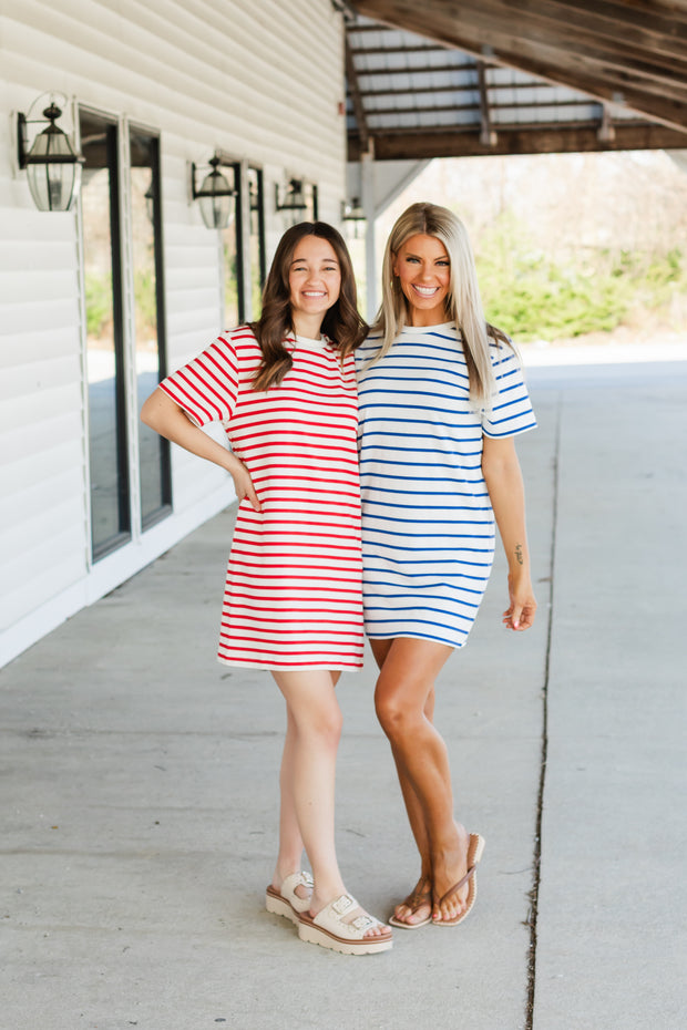liberty dress in red
