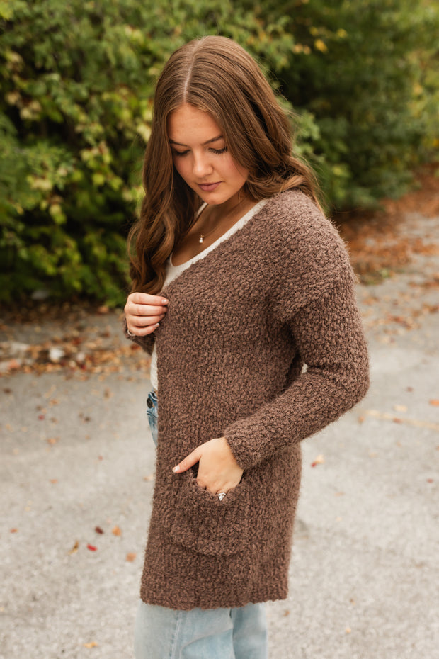 carly cardigan in coco