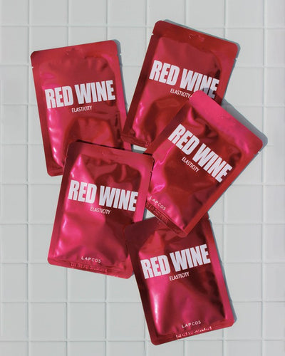 Lapcos Red Wine Face Mask- 5 pack