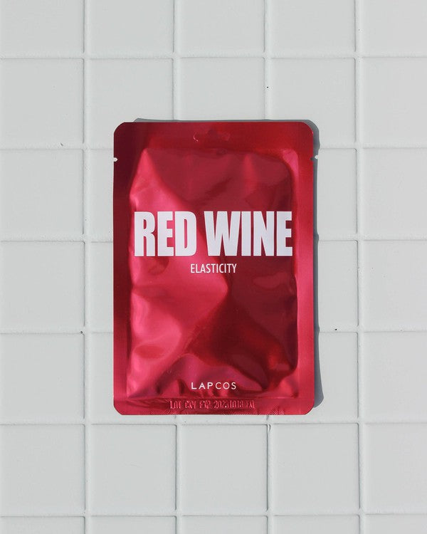 Lapcos Red Wine Face Mask- 5 pack