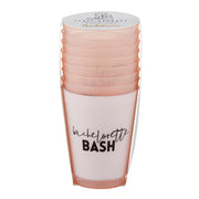 pink bachelorette bash cups (8 cups per set)